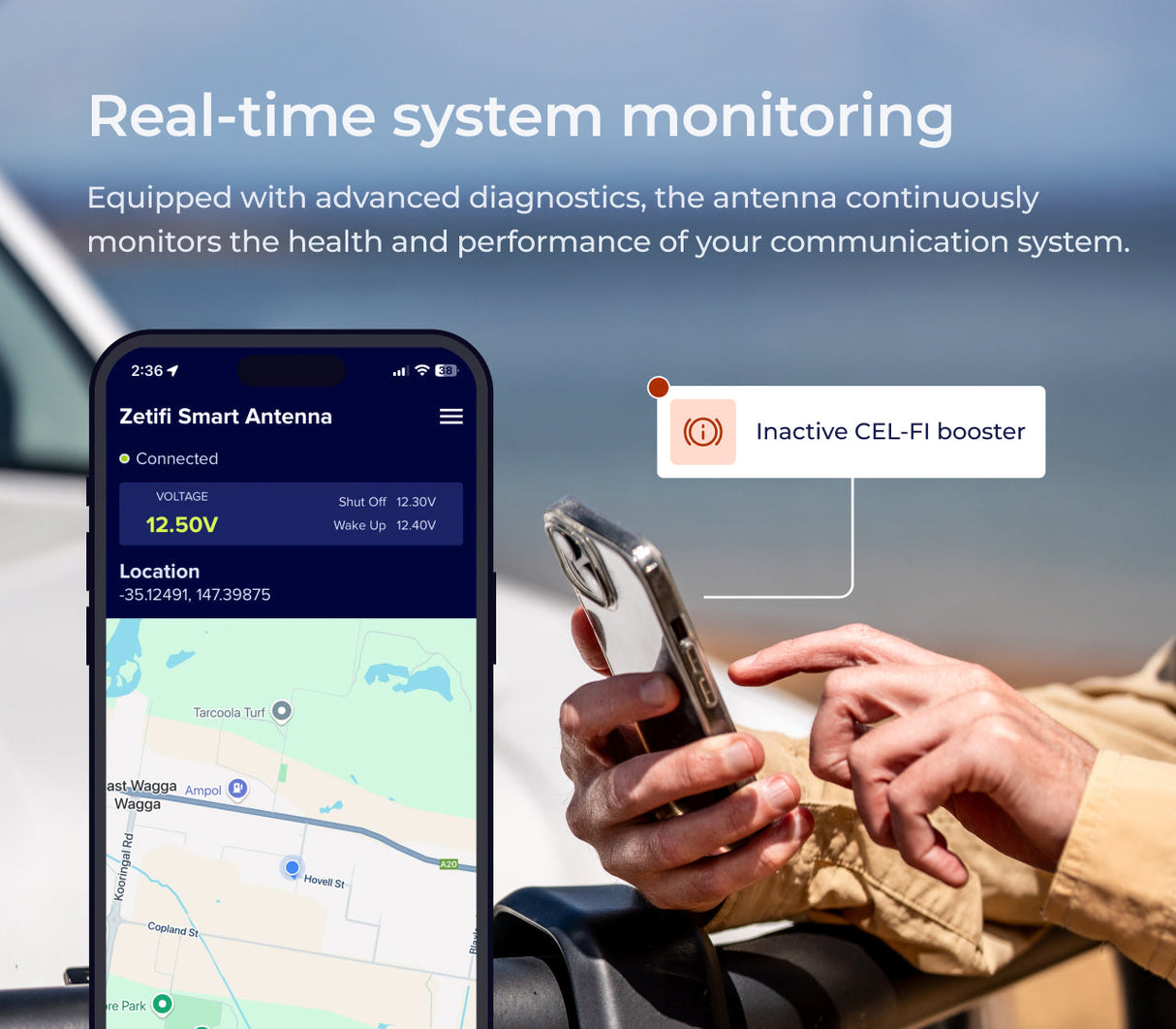 ZetiFi Smart Antenna UHF & Cellular Combo - Plus