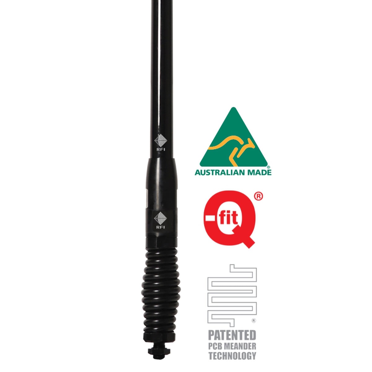 RFI CDQ5000-B Black UHF CB Antenna