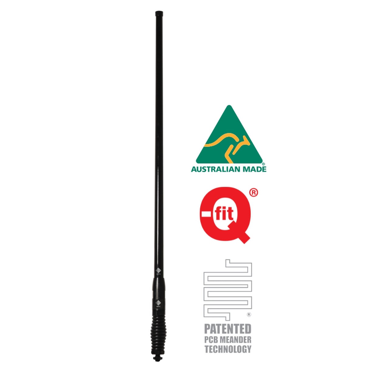 RFI CDQ5000-B Black UHF CB Antenna