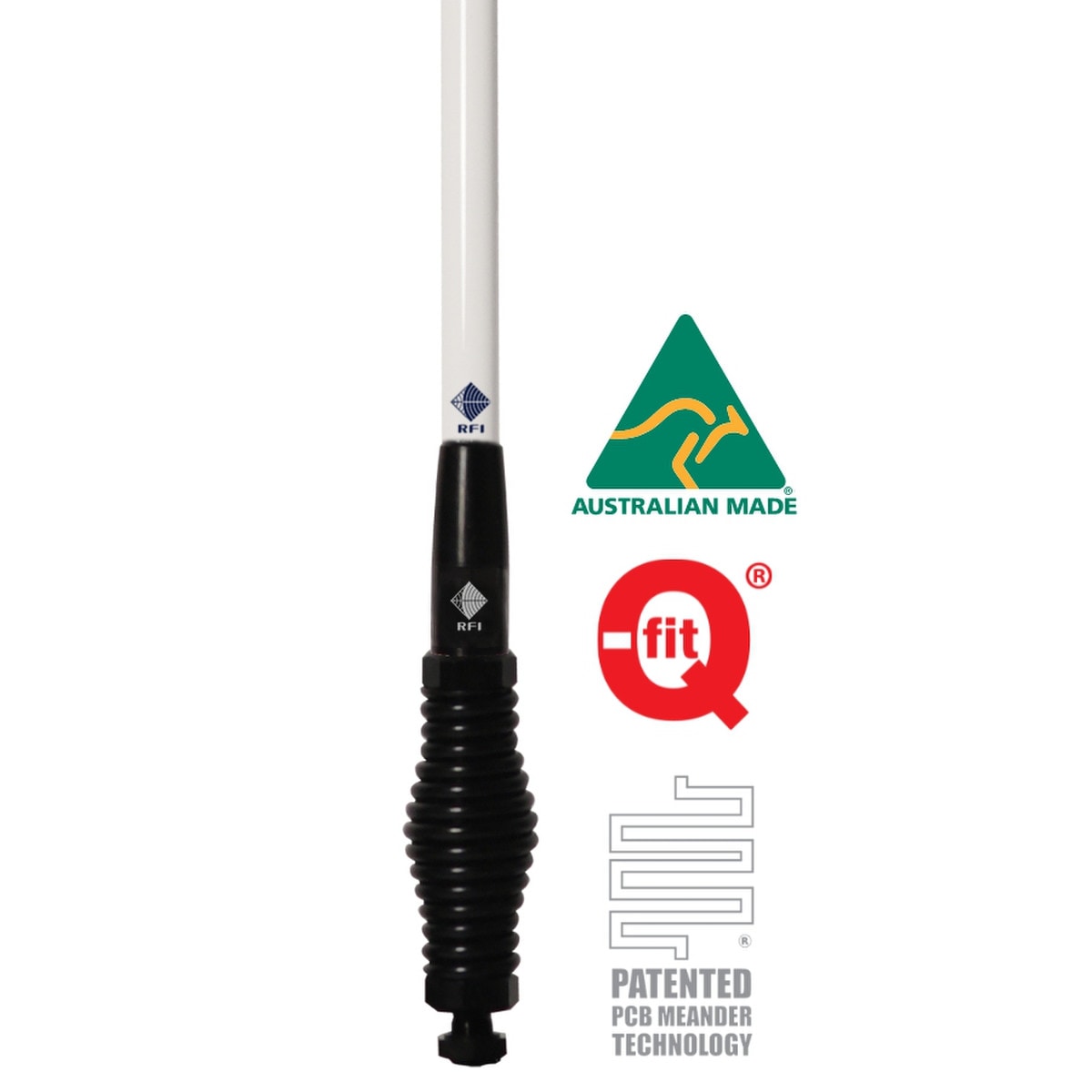 RFI CDR5000 Black/White UHF CB Antenna