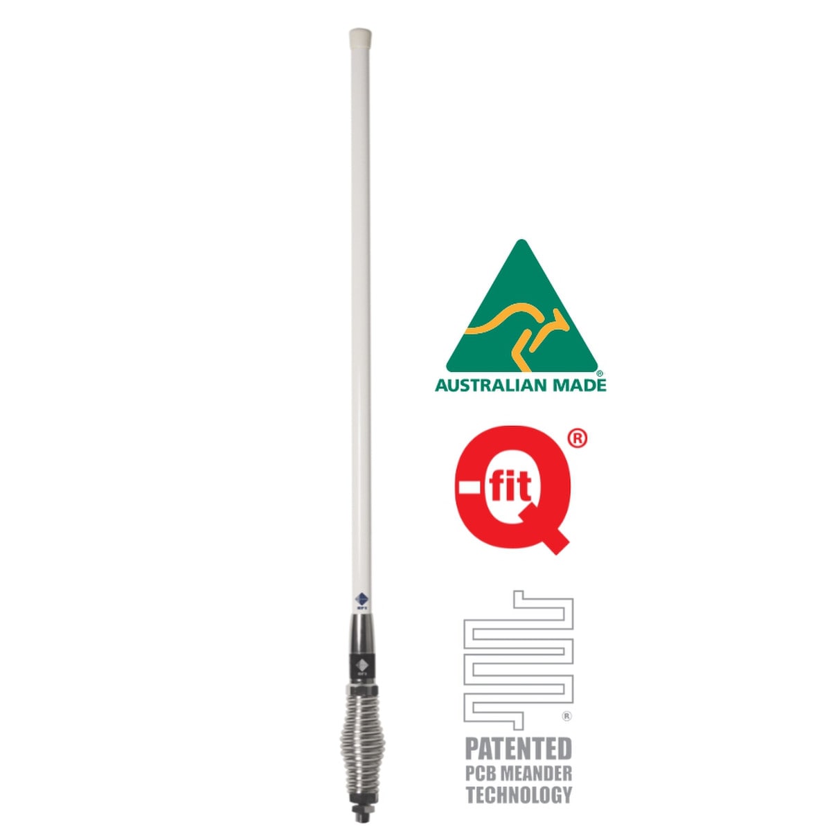 RFI CDR5000 Black/White UHF CB Antenna
