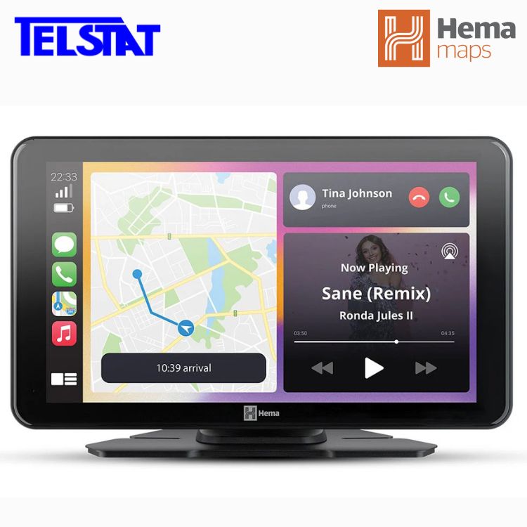 Hema HR-1 7" Smart Monitor Front & Rear Dash Cam