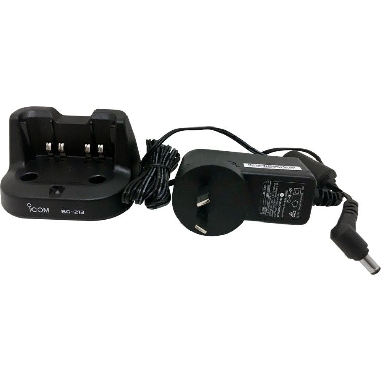 ICOM BC213 Drop-in Charger Cradle with adapter
