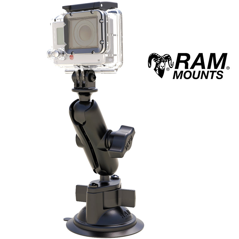 Go Pro Windscreen Suction Cup Mount RAM-B-166-GOP1U