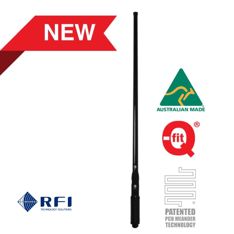 RFI CDQ5000-B-HD Pro Series Extra Heavy Duty UHF CB Antenna