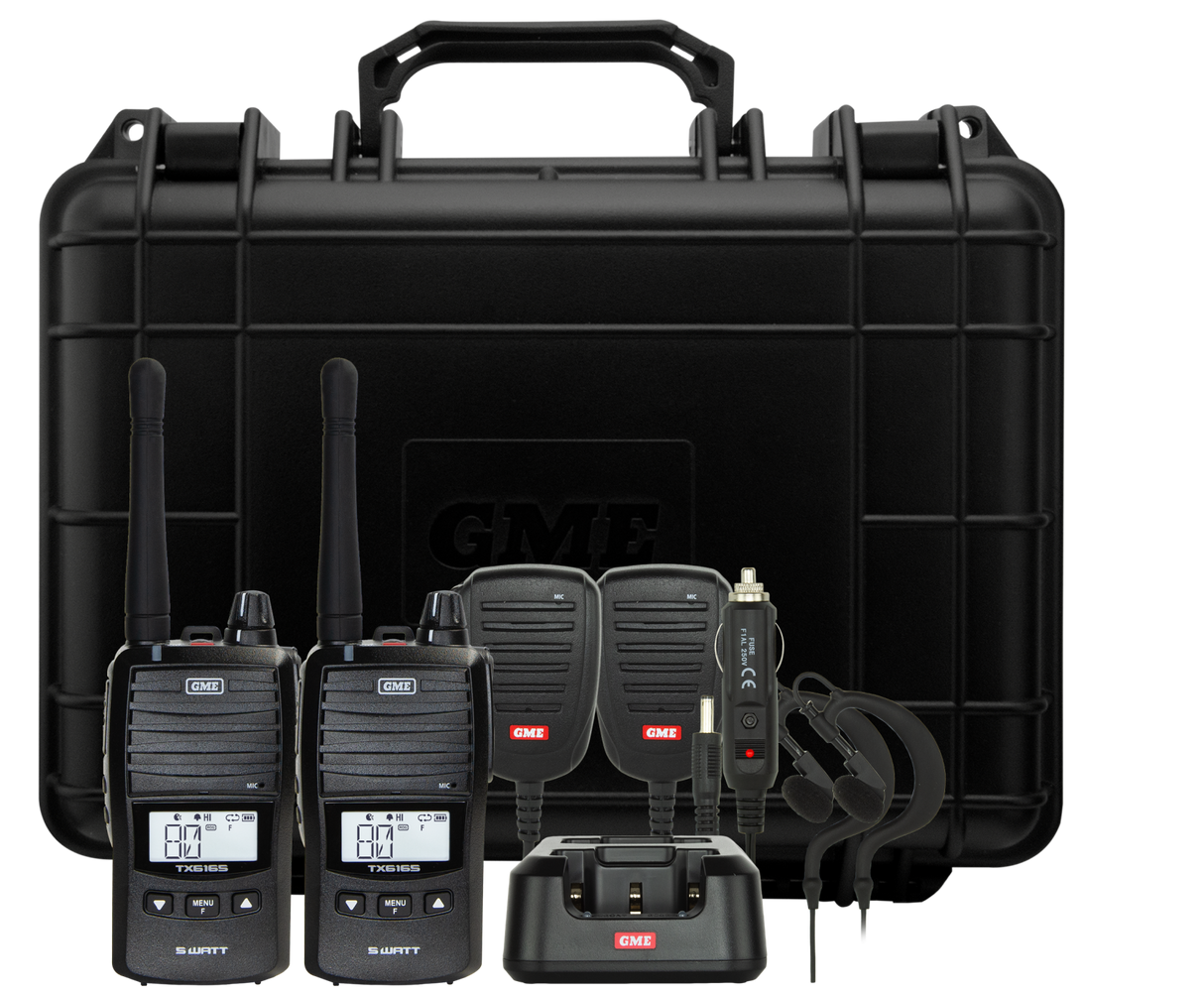 GME TX6165TP Handheld UHF Twin Pack