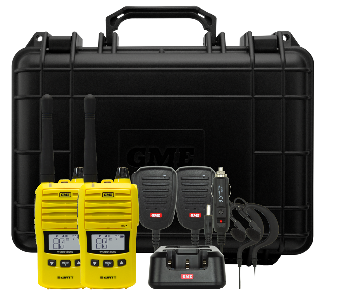GME TX6165TP Handheld UHF Twin Pack