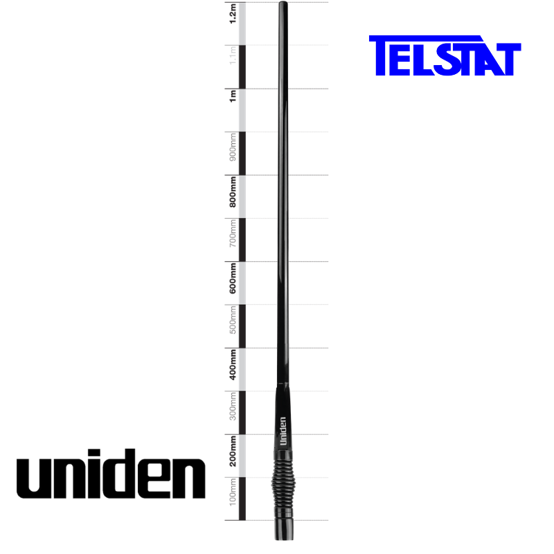 Uniden ATX970 BLACK 6.6dBi UHF CB Antenna