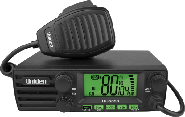Uniden UH5050 DIN Size + AT-880 Antenna