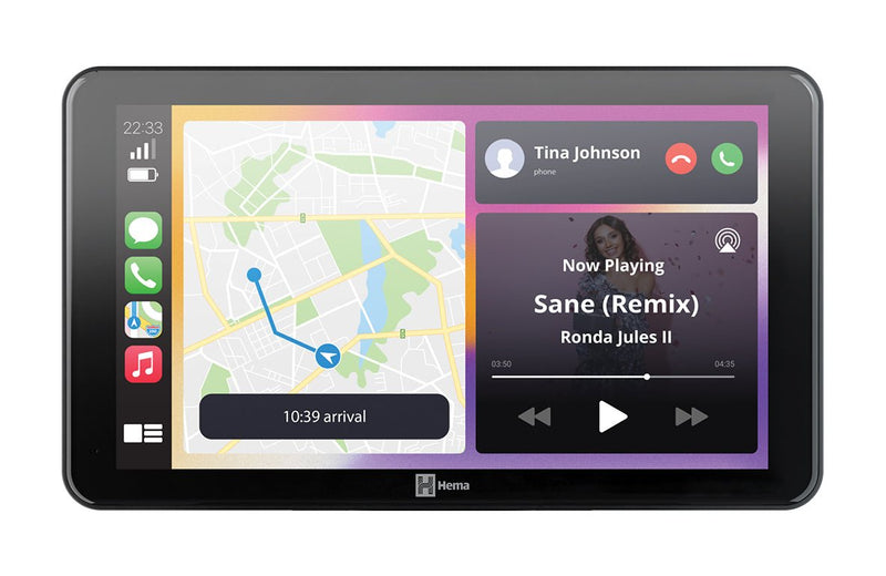 Hema HR-1 NAV Smart Navigator with Dual Channel Dash Cams