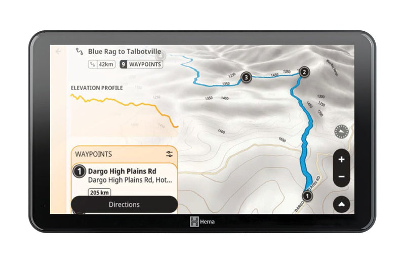 Hema HR-1 NAV Smart Navigator with Dual Channel Dash Cams