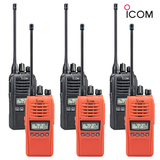 6-Pack ICOM IC-41Pro 5Watt Handheld UHF CB Radios