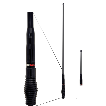 GME XRS-330C + AE4705BTP Twin Antenna Kit