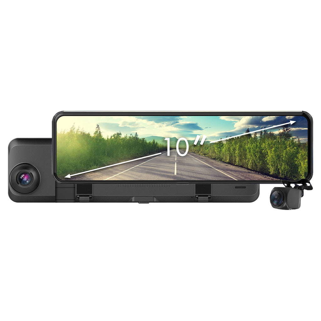 EAGLE-M 10" Rearview Mirror Dual Camera & DashCam Kit
