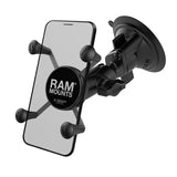 RAM-B-166-UN10U Windscreen mount for iPhone 18Pro Max, Pixel 9Pro, S26+, Large phones