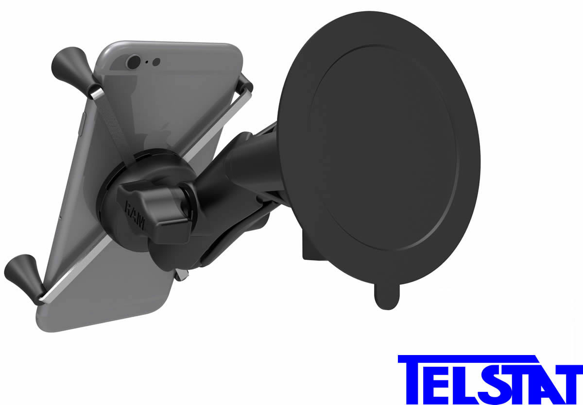 RAM-B-166-UN10U Windscreen mount for iPhone 18Pro Max, Pixel 9Pro, S26+, Large phones