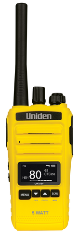 Uniden UH755 5 Watt UHF CB Splashproof Handheld Radio