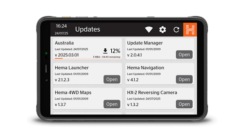 HX-Z8 Alpine 8-Inch XL Rugged Smart Navigator Including Hema Maps