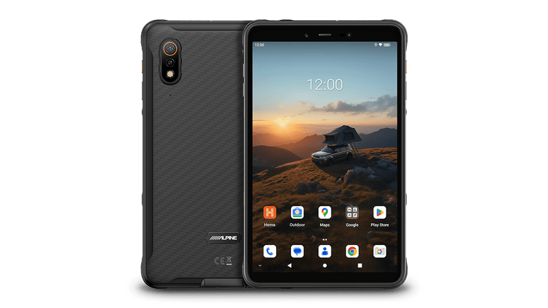 HX-Z8 Alpine 8-Inch XL Rugged Smart Navigator Including Hema Maps