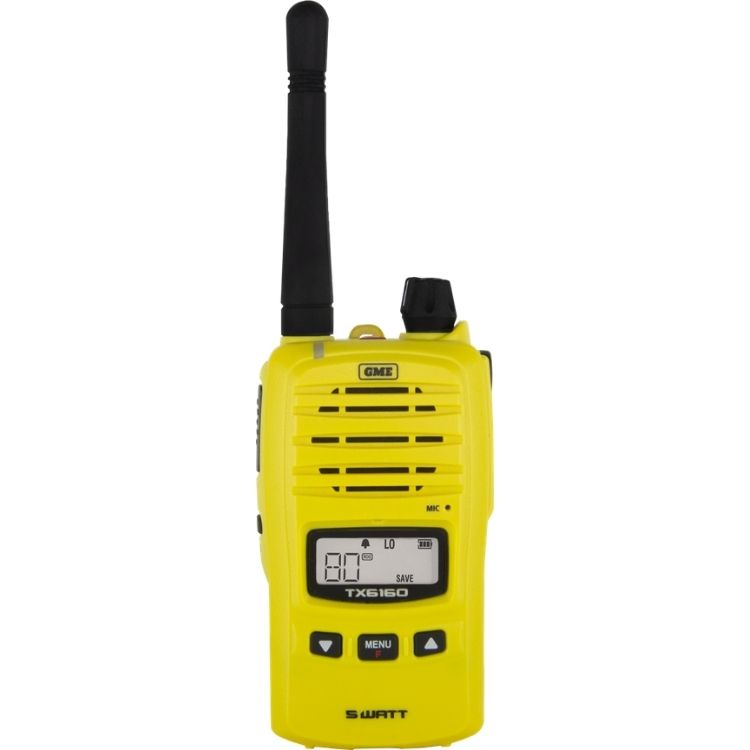 GME TX6160XY UHF Yellow Telstat Communications